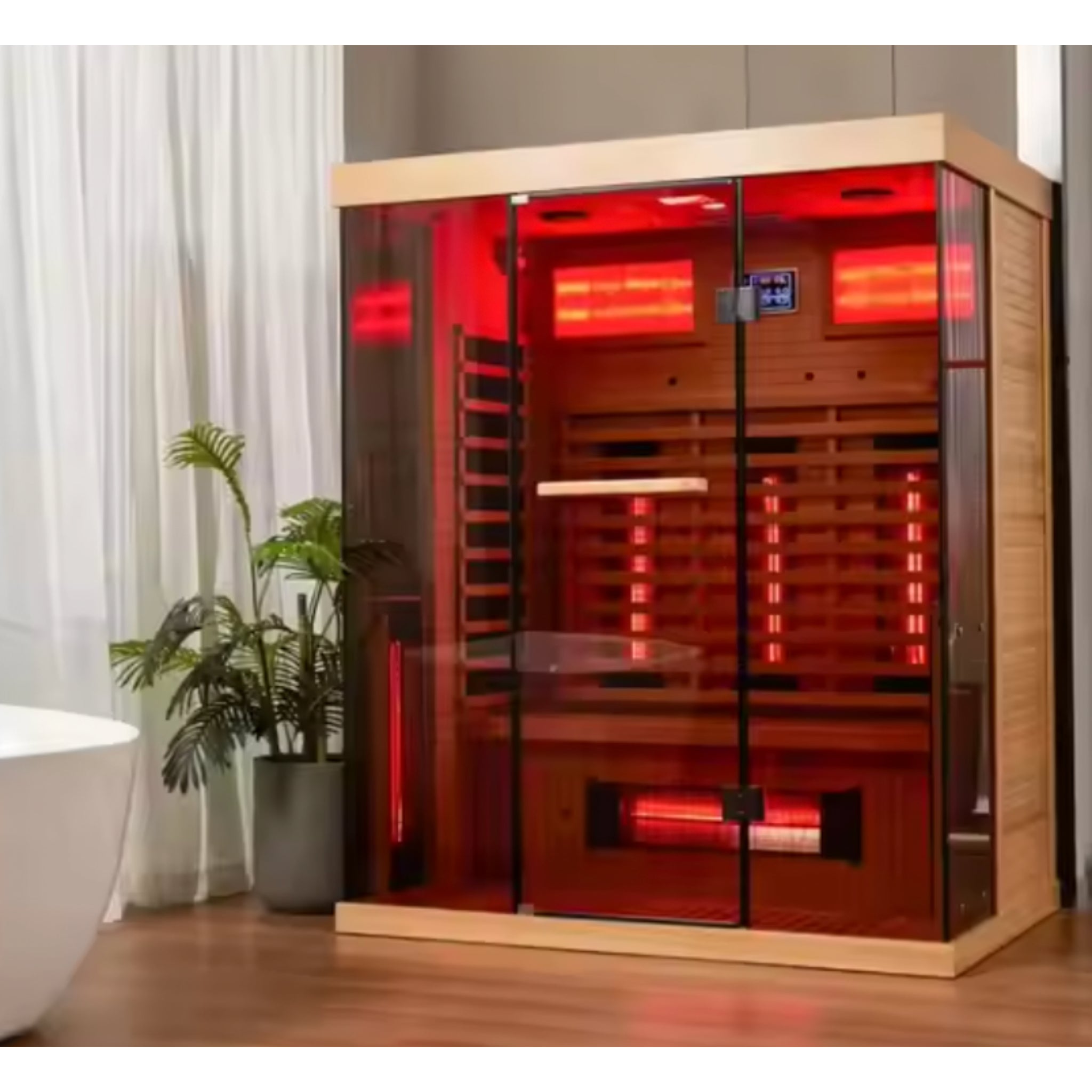 NovaTherm DualVista Infrared Sauna Cabin